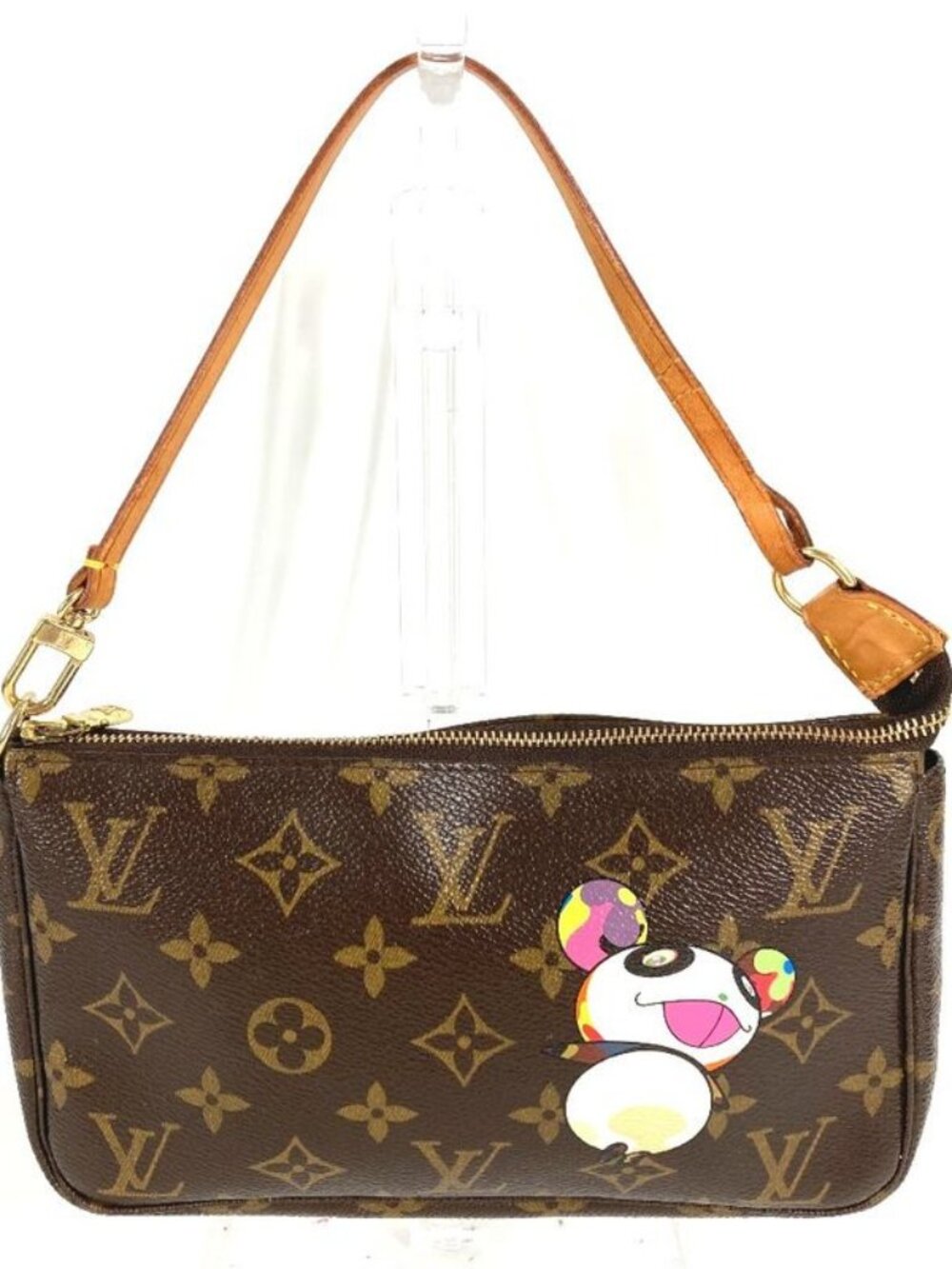 Louis Vuitton Shoulder Bag Pochette Monogram Canvas Brown - Picture 1 of 9
